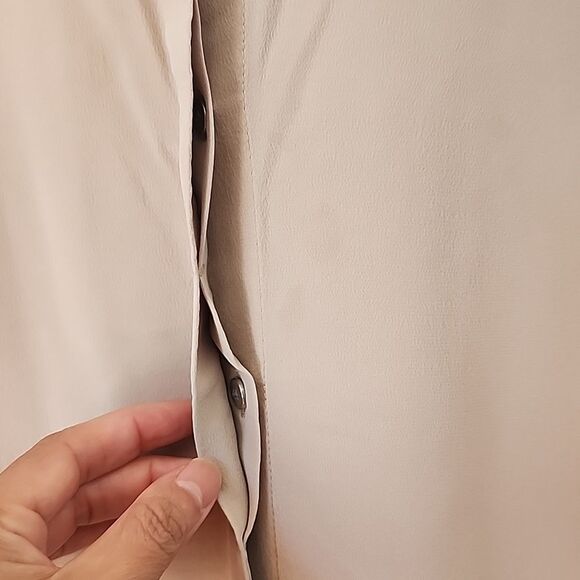 ALLSAINTS Blouse Women Size 6 Soft Utilitarian Relaxed Fit Casual Business Women - Picture 10 of 10